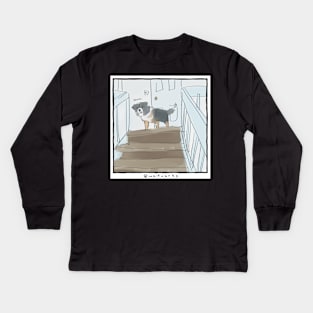 A Good Boy Kids Long Sleeve T-Shirt